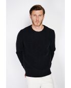 Pull col rond blackberry noir