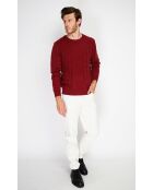 Pull Amandio en Cachemire mélangé bordeaux