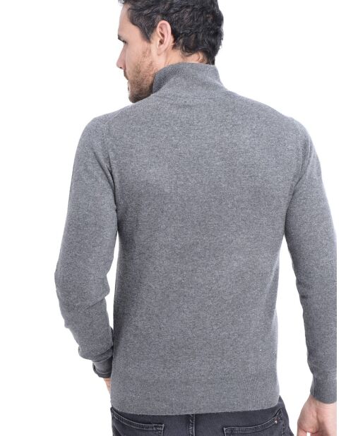 Pull en Cachemire & Soie Mélangés Etahn loup