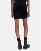 Jupe en Velours paillette noire
