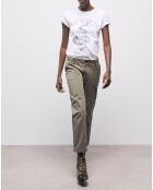 Pantalon Cargo Mix coloris vert olive