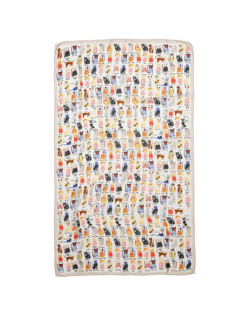 Etole 100% Soie multicolore - 110x190 cm