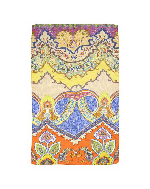 Etole 100% Soie multicolore - 110x190 cm