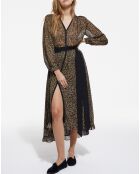 Robe Longue Petit Leo Viscose Ggt léopard