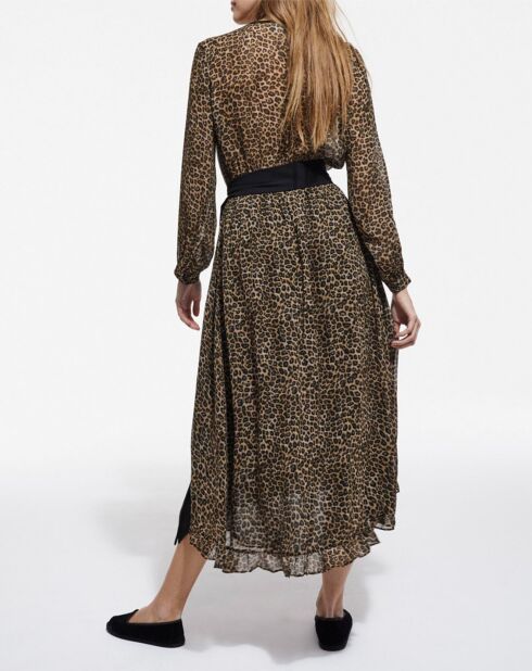 Robe Longue Petit Leo Viscose Ggt léopard