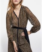 Robe Longue Petit Leo Viscose Ggt léopard