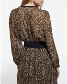 Robe Longue Petit Leo Viscose Ggt léopard