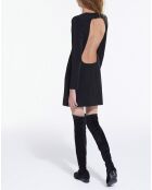 Robe Courte Dos Nu noire
