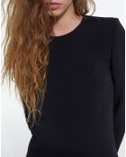 Robe Courte Dos Nu noire
