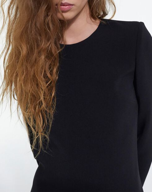 Robe Courte Dos Nu noire