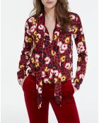 Top Lavalière Wild Blossom rouge/jaune