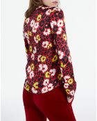 Top Lavalière Wild Blossom rouge/jaune