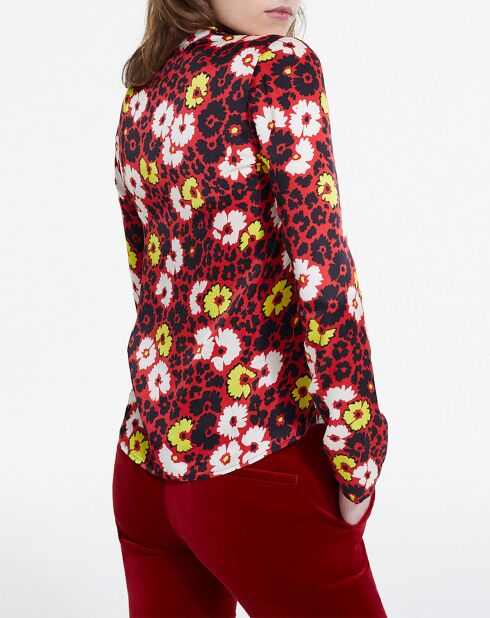 Top Lavalière Wild Blossom rouge/jaune