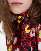 Top Lavalière Wild Blossom rouge/jaune