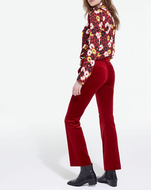 Top Lavalière Wild Blossom rouge/jaune
