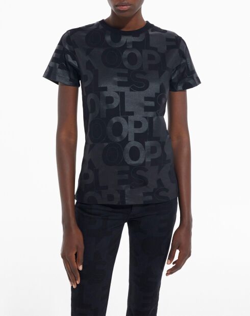 T-Shirt Monogramme noir