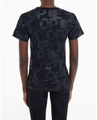 T-Shirt Monogramme noir