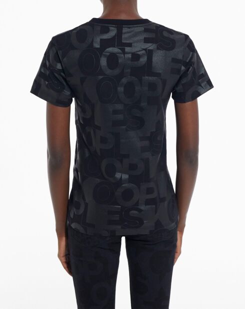 T-Shirt Monogramme noir