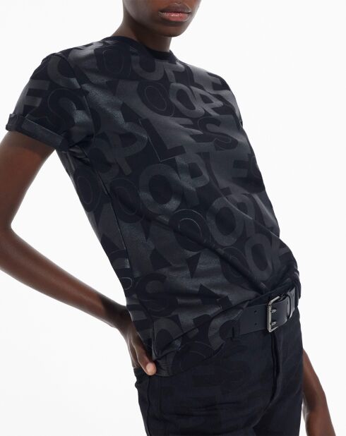 T-Shirt Monogramme noir