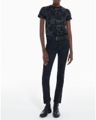 T-Shirt Monogramme noir