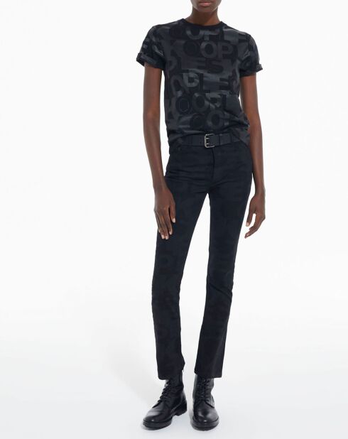 T-Shirt Monogramme noir