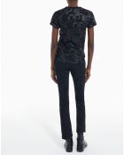 T-Shirt Monogramme noir