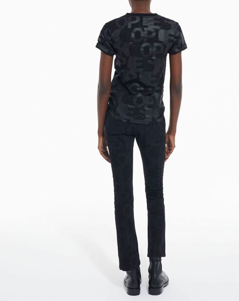 T-Shirt Monogramme noir