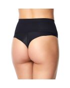 Gaine string Lucie noire