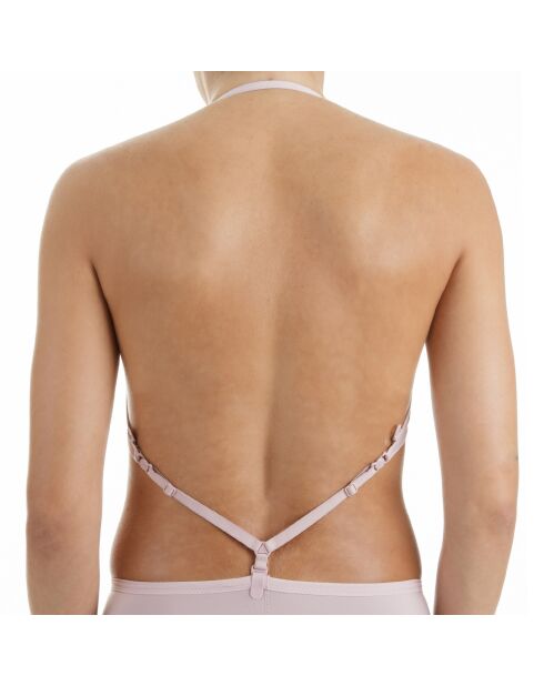 Soutien-gorge dos nu blush