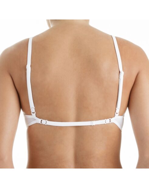 Soutien-gorge dos nu blanc