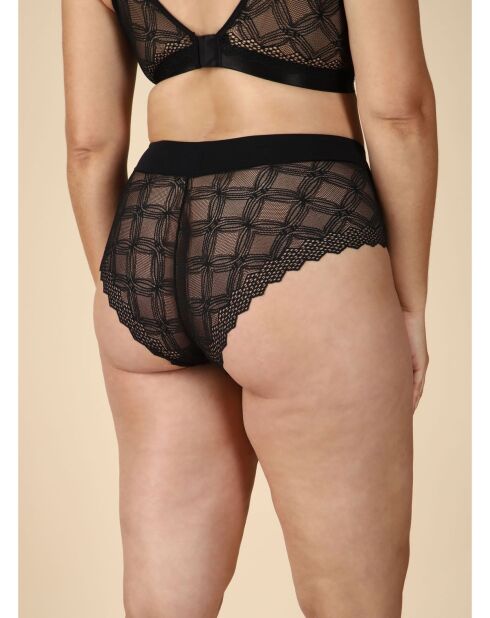 Shorty dentelle noir