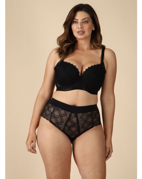 Shorty dentelle noir