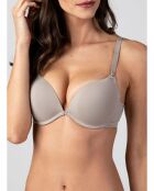 Soutien-gorge super push-up sepia