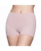 Boxer taille haute blush