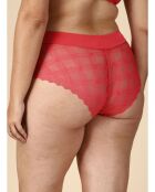 Shorty en dentelle Lison rose