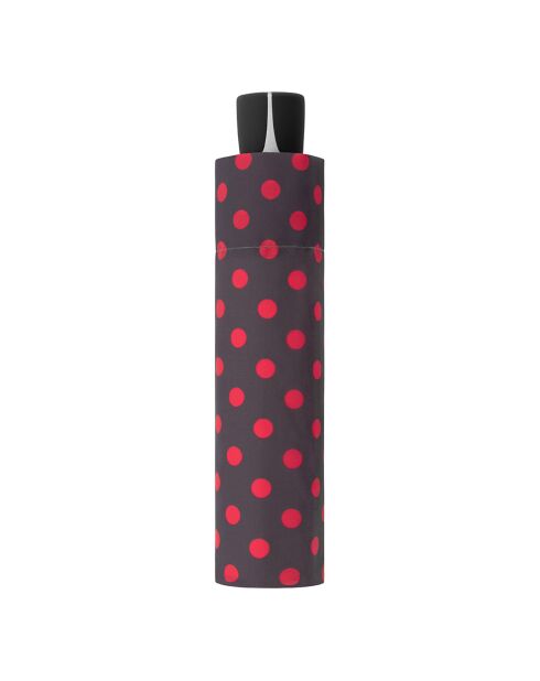Parapluie pliant noir/rouge