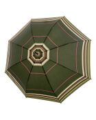 Parapluie automatique vert/beige