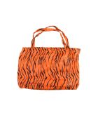 Parapluie pliant orange/noir
