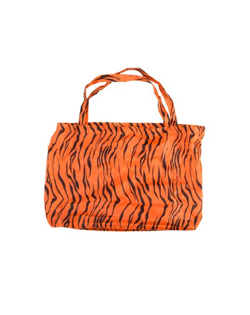 Parapluie pliant orange/noir