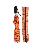 Parapluie pliant orange/noir