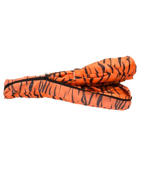 Parapluie pliant orange/noir