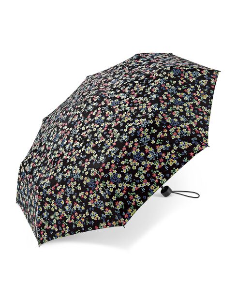 Parapluie pliant multicolore/noir