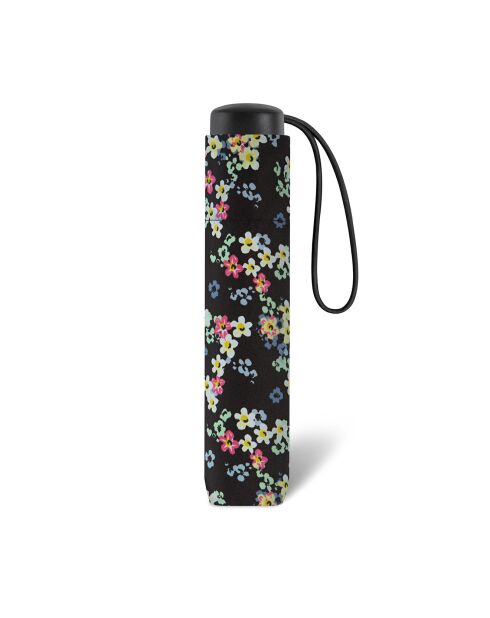 Parapluie pliant multicolore/noir