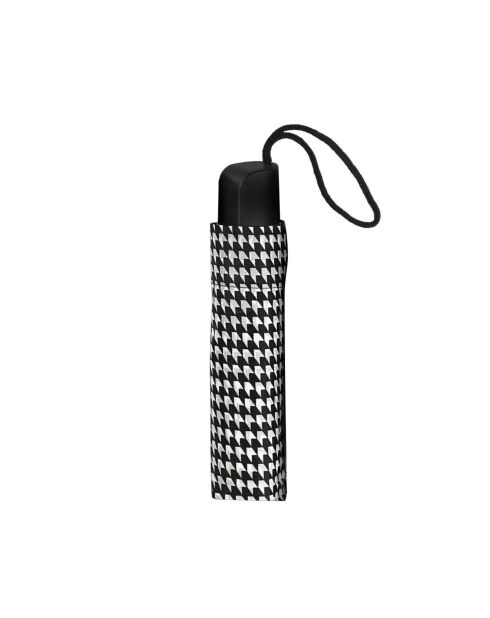 Parapluie pliant noir/blanc