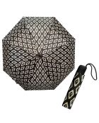 Parapluie pliant noir/blanc