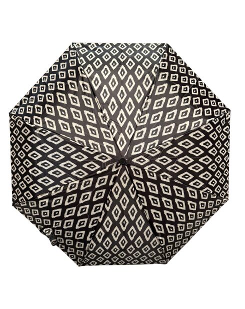 Parapluie pliant noir/blanc