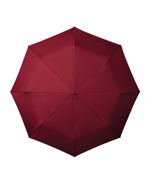 Mini paraguas plegable rojo burdeos