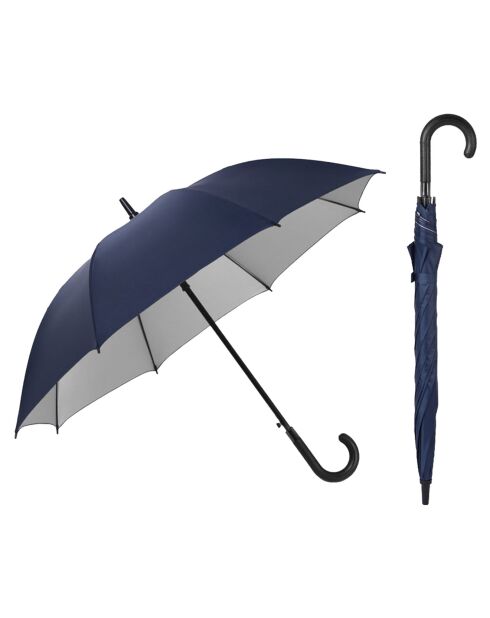 Paraguas automático azul marino/blanco