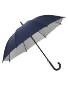 Parapluie automatique bleu marine/blanc