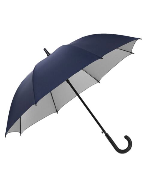 Parapluie automatique bleu marine/blanc